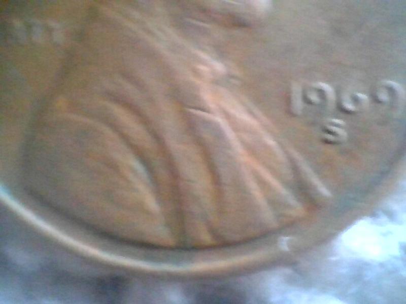 1969 s penny with offlined B in liberty&hellip;