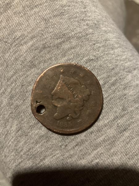 1835 1 cent piece