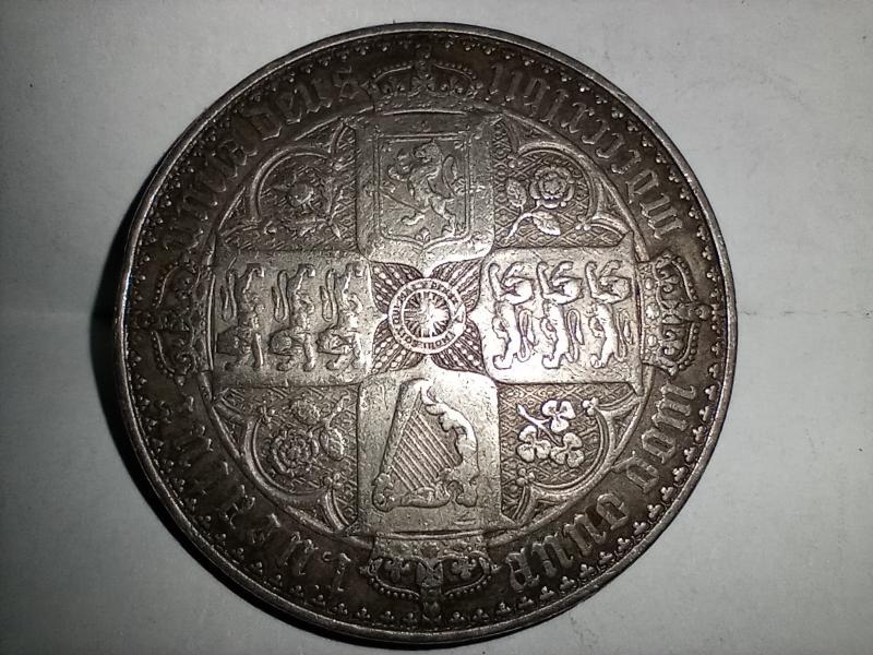Victoria gothic crown British coin not sure of the date&hellip;