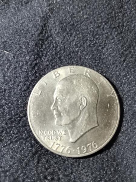 Bicentennial Eisenhower Dollar. Believed to be type 2.…