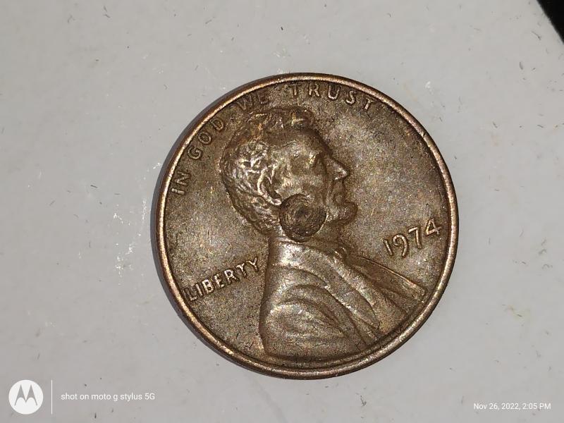 1974 penny multiple errors