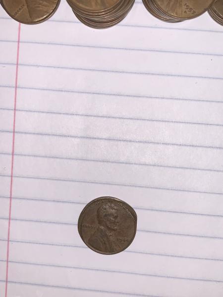 Mint error 1944 wheat penny