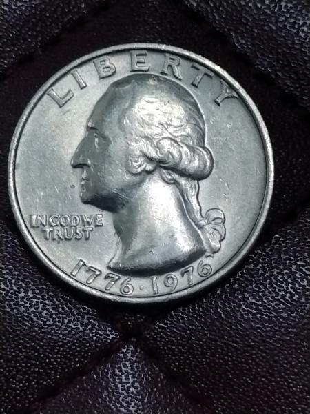 Bi centennial quarter 1955 d penny 1968 penny