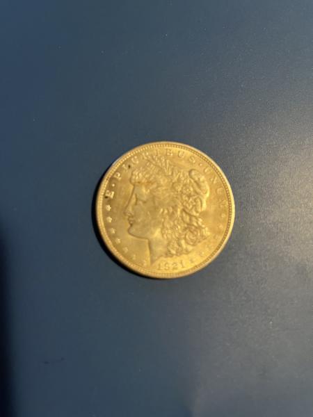 1921 one dollar coin