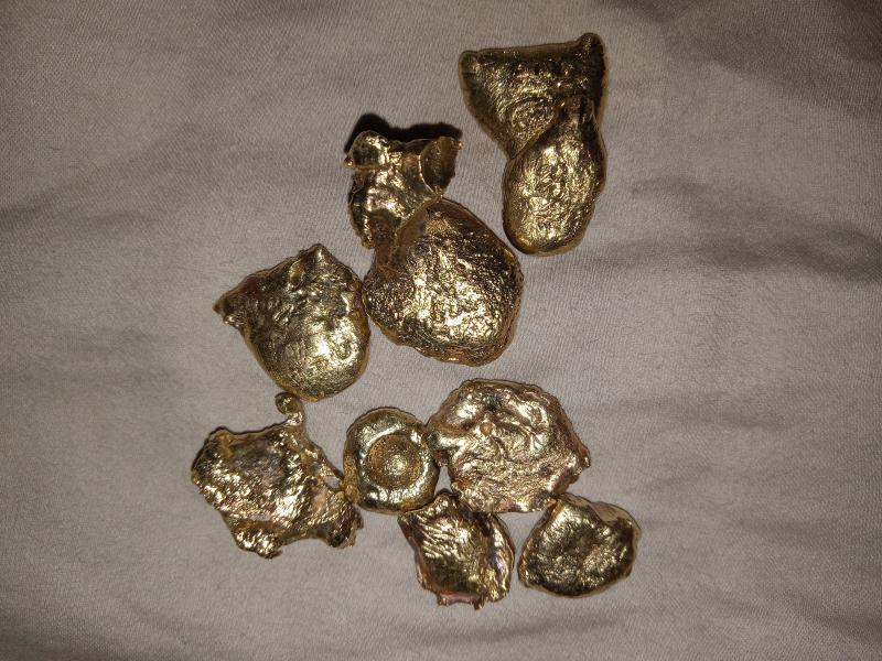 E-scrap , palladium and gold bullion. Melted from hobby of&hellip;