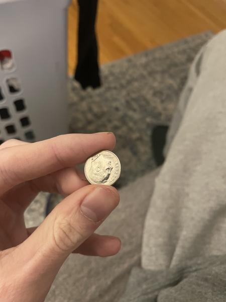 The coin is facing the same way in both the&hellip;