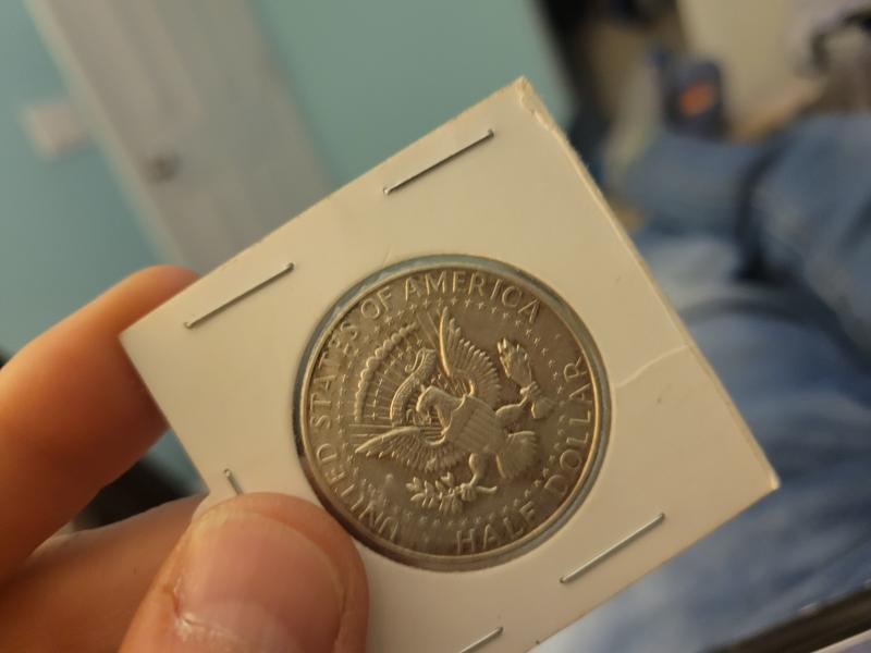 1956 no mint mark Kenndy Half Dollar. Curious…