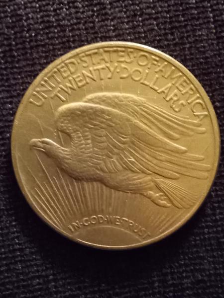 1908 twenty dollar gold coin