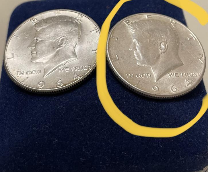 1964 Jefferson Half Dollar. No mint mark and…