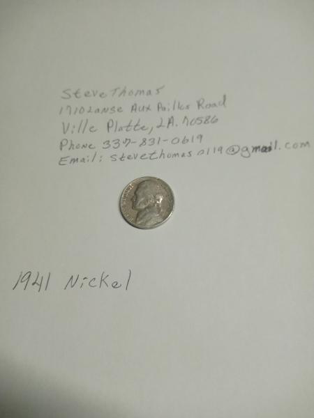 1941 nickel l have several coins under the…
