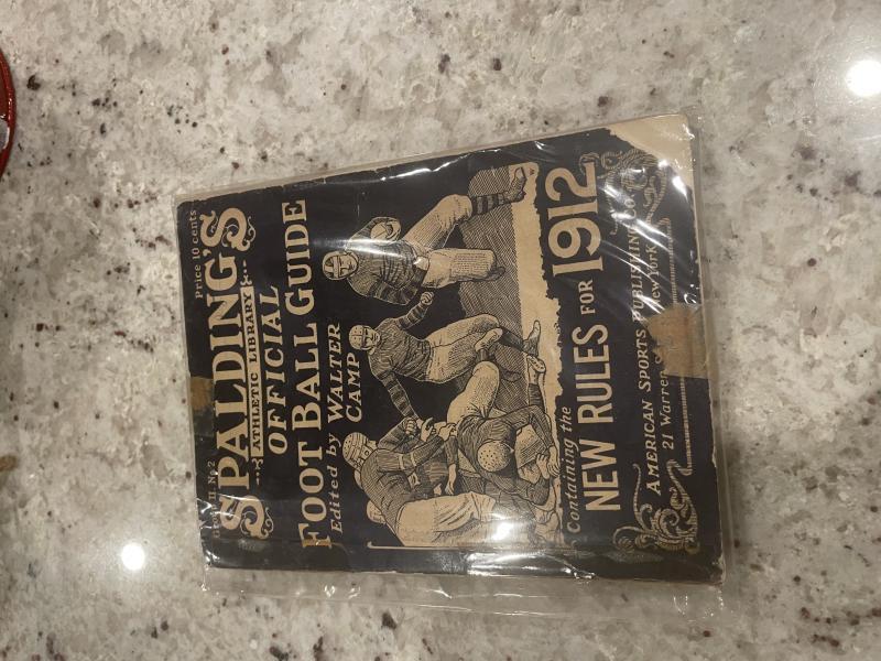 1912 Spalding football guide