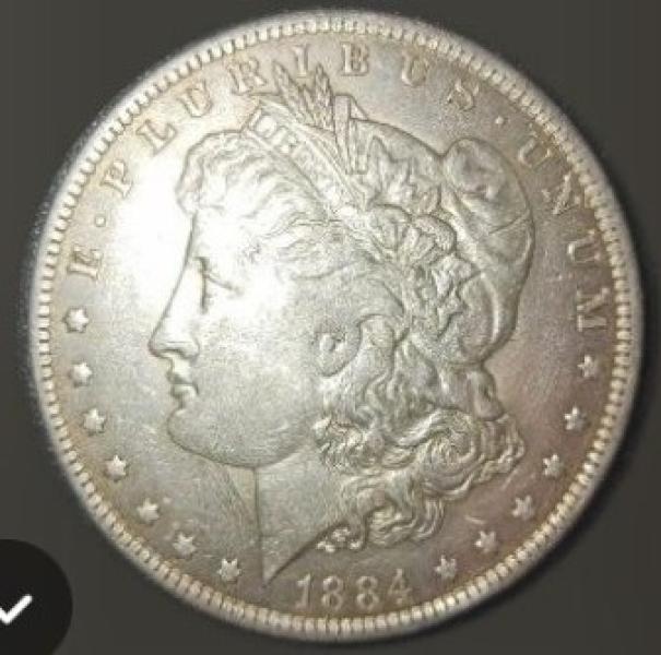 1884 o mint silver dollar in great shape