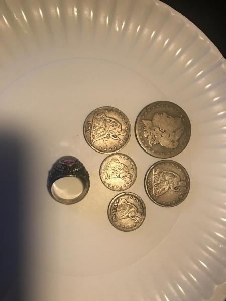 Old coins from 1800’s, buffalo nickels, Pennie’s, and&hellip;