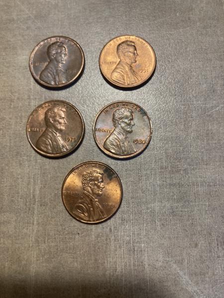 i have five pennies without mint marks, i’ve&hellip;