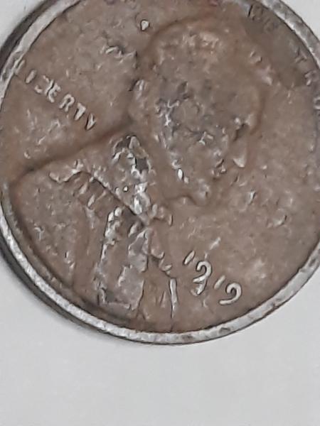 1919 cent overstruck on centavo multiple errors.