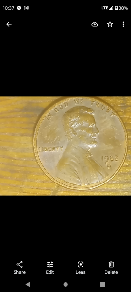 I have a 1982 small date copper alloy&hellip;