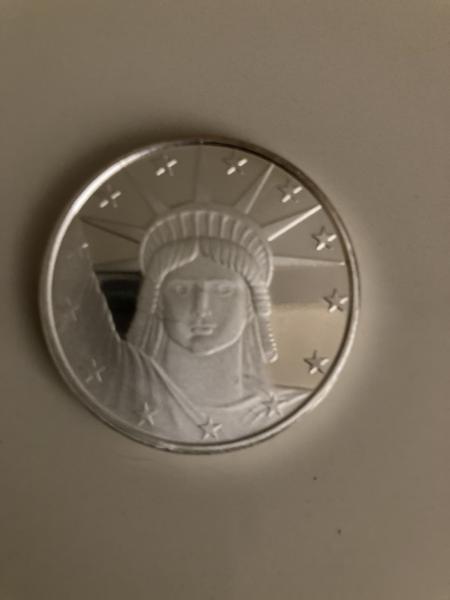 A silver coin