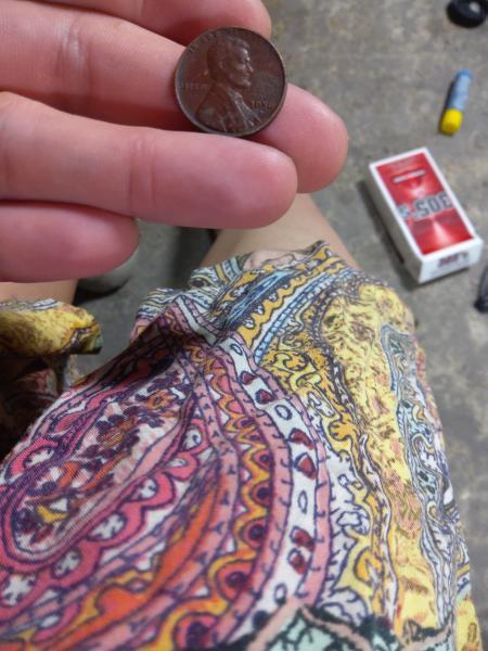 My lucky rare blood red 1956D wheat penny…