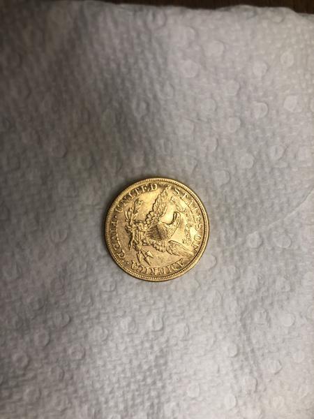 1881 5 dollar gold coin
