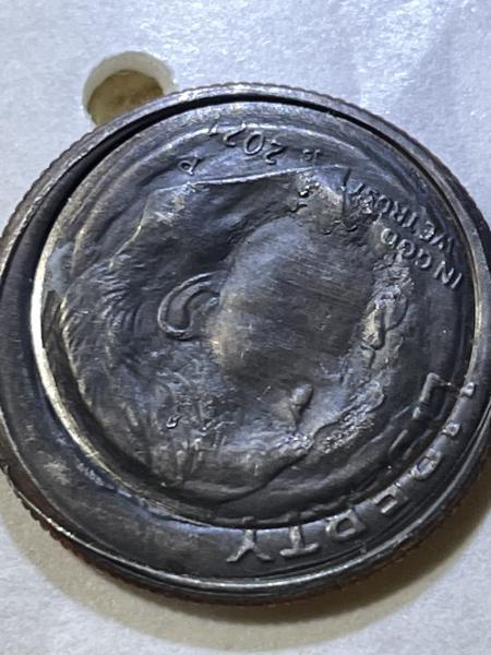2021 Philadelphia Minted Dime looks like it was&hellip;