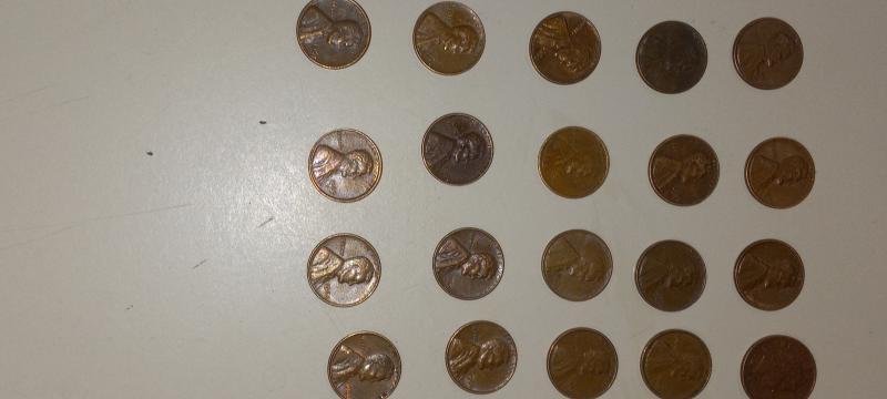They are 1964 1932 or 34 error pennies