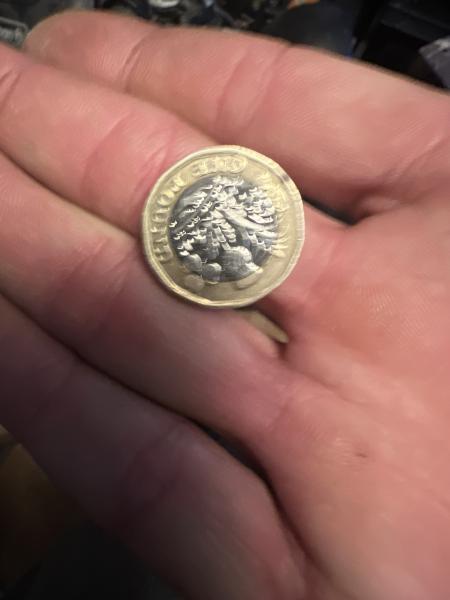 Queen Elizabeth one pound