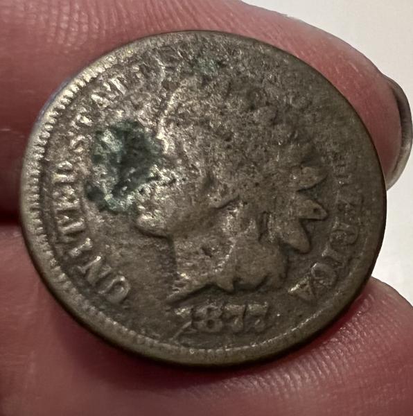 1877 Indian head penny