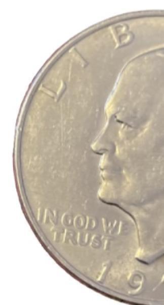 1972 Eisenhower D Minted Dollar
