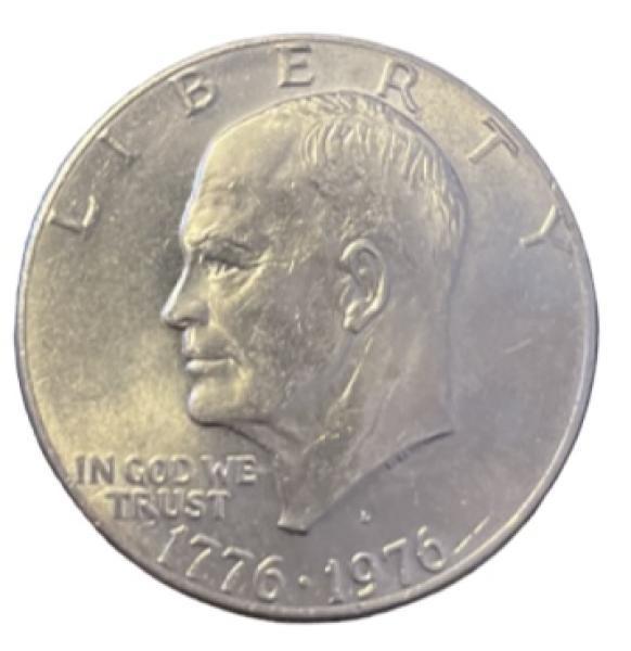 Bicentennial Eisenhower Dollar 1776-1976