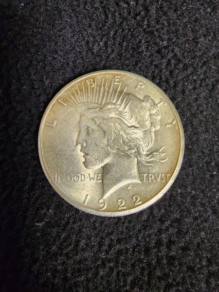1922 Peace Silver dollar