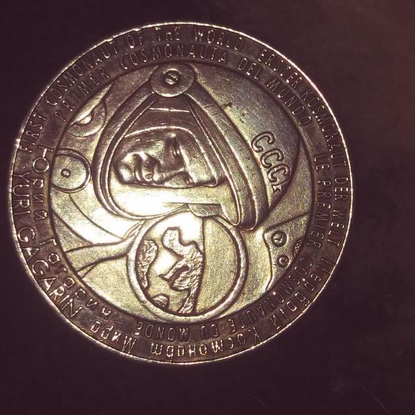 All I know it says on the coin "first cosmonaut&hellip;