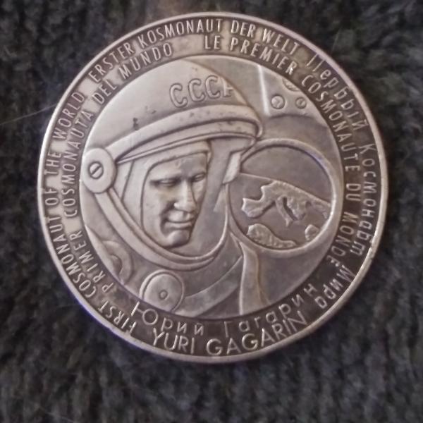 All I know it says on the coin "first cosmonaut&hellip;