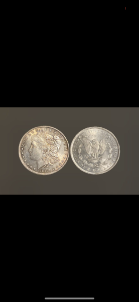 1883 morgan dollar in very good condition