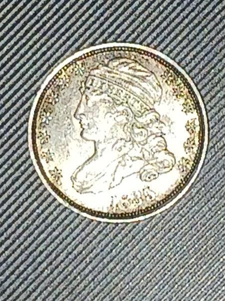1835 liberty cap dime in MS