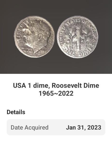 1989 P Eisenhower dime 2 HORNS on head&hellip;