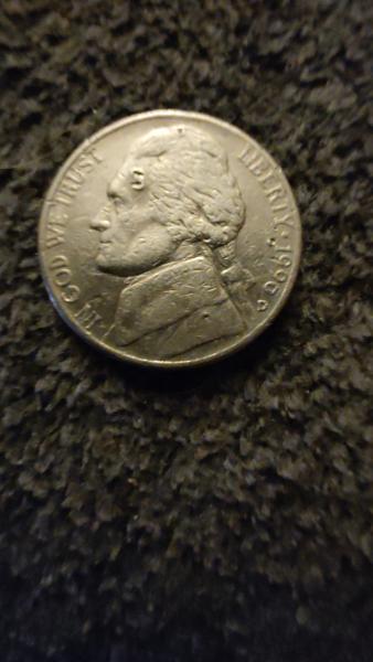 1996 D Jefferson nickel with possible errors. There…