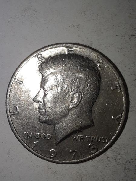 1973 no mint halfdollar