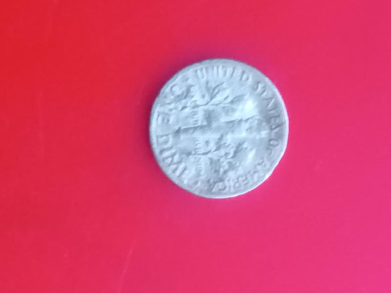 1971 no mint Roosevelt Dime Rotation error Obverse&hellip;