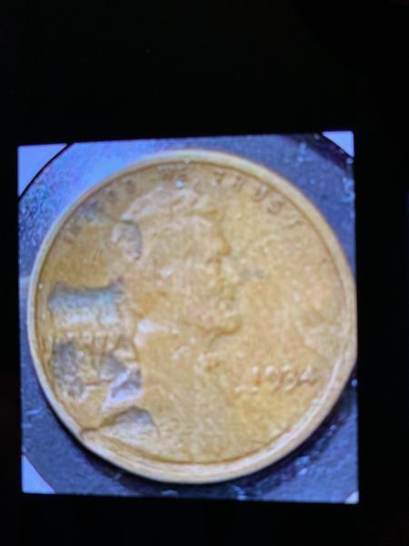 1934 wheat. Die gouge or other mint error?…