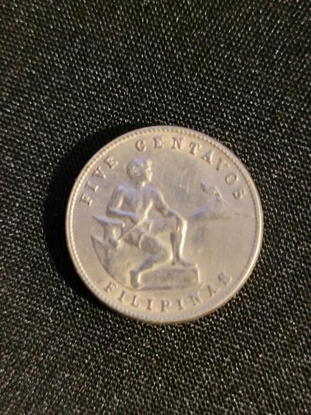 1944-s U.S Philippines 5 cent