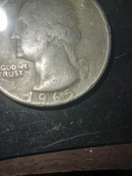 I got a us quarter from 1965 that…