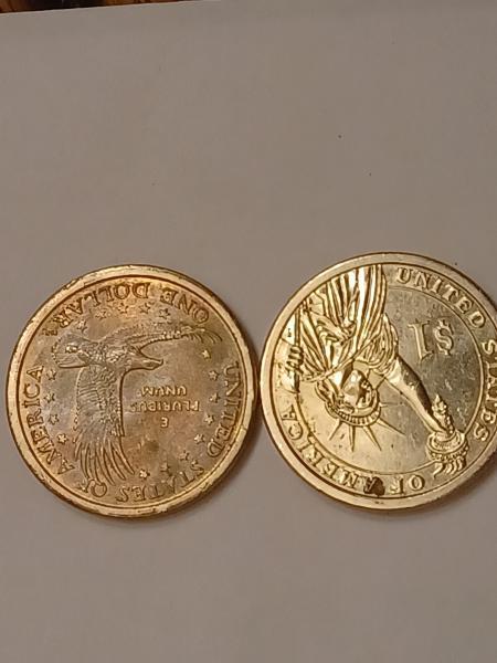 The presidential coin on the left the George Washington is&hellip;