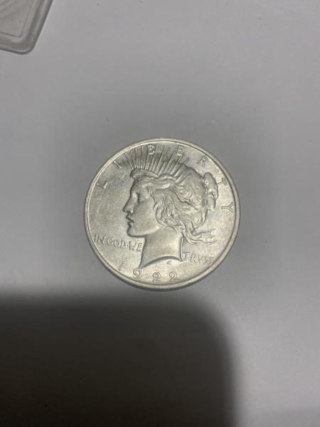 1922 peace dollar would like to get it&hellip;