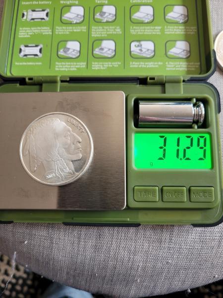 the one pic shows a 1 ounce buffalo at 31.2&hellip;