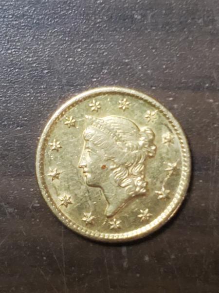 1849 One Dollar Coin