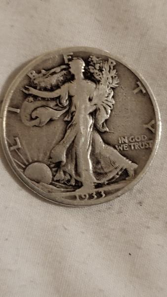 1933 s 1/2 dollar from what you can see what&hellip;