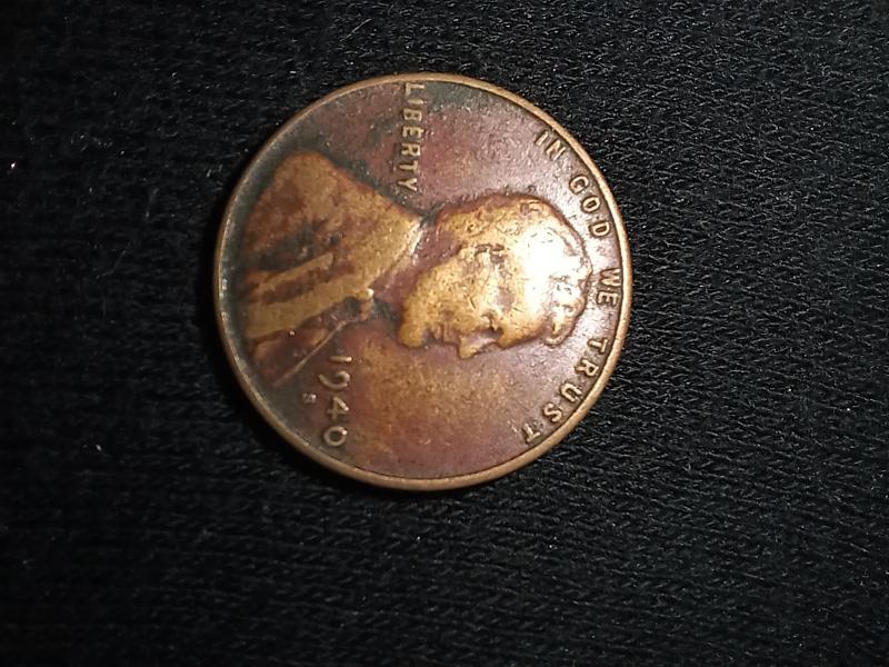 A 1940 s circulated wheat penny with reddish&hellip;