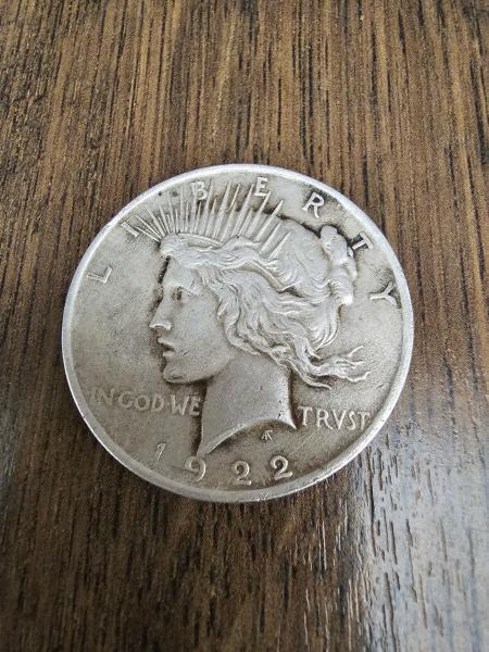 1922 Peace dollar