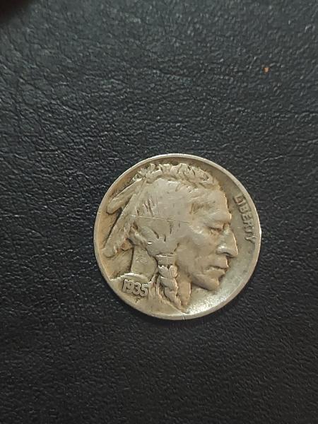 1935 no mint mark buffalo nickel