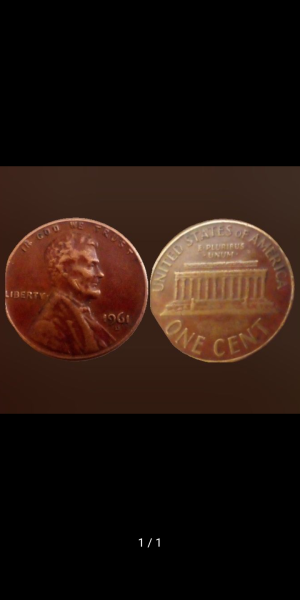 1961 penny